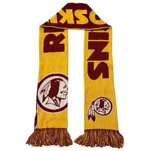 Vintage Washington Redskins Scarf Red Gold NFL Football Forever Collectibles 69”